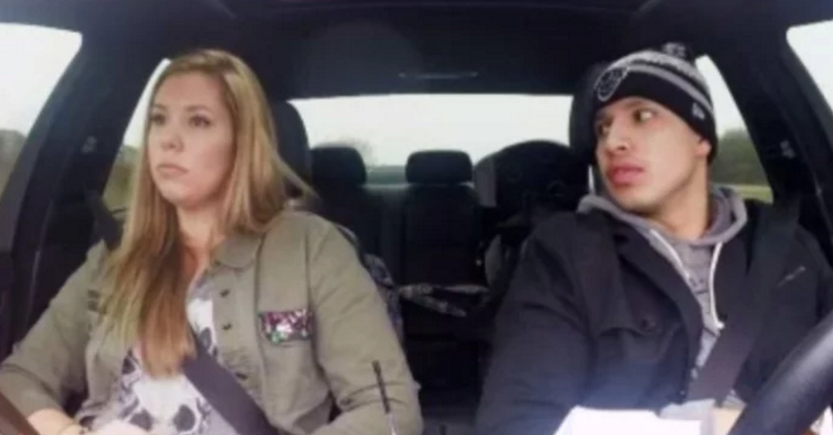 Javi and Kailyn in car screencap